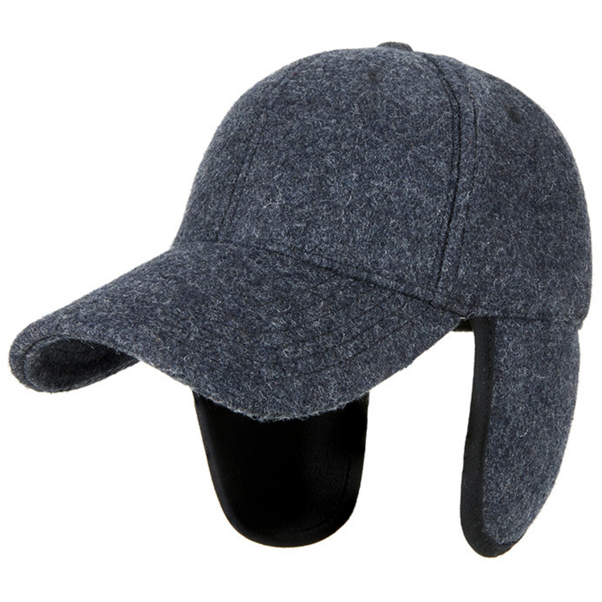 羊毛護耳棒球帽秋冬新款加厚防風雷鋒帽保暖鴨舌帽男女士中老年戶外護耳防寒帽子