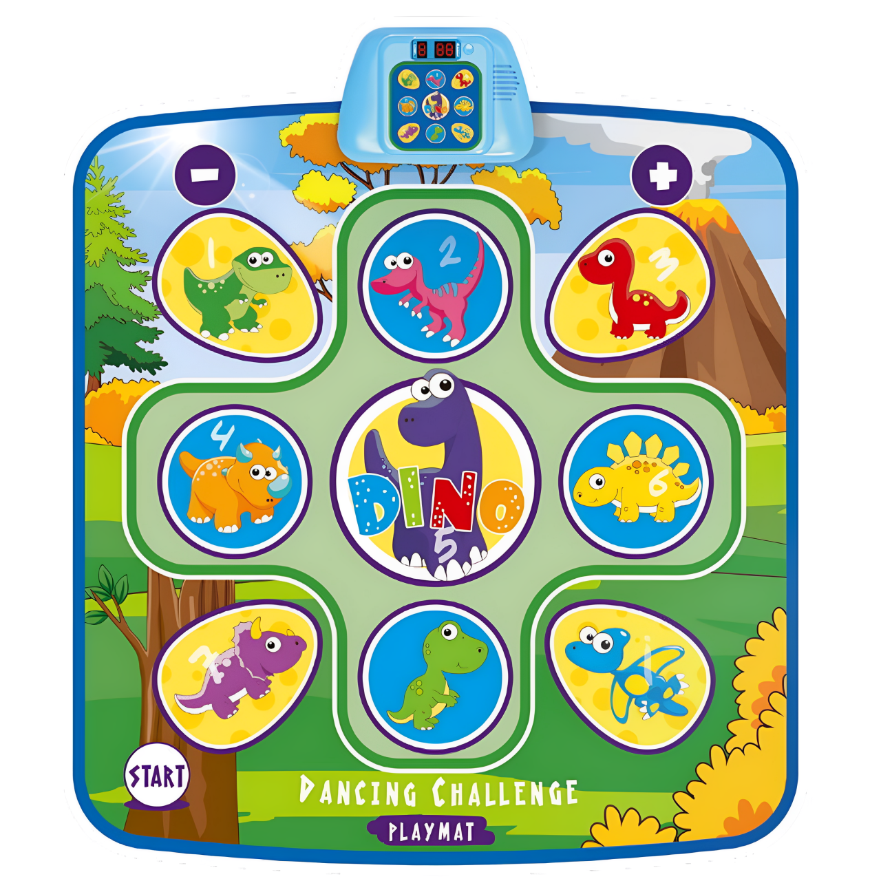 兒童音樂跳舞毯公主恐龍跳舞毯可編程跳舞毯遊戲毯音樂盒玩具