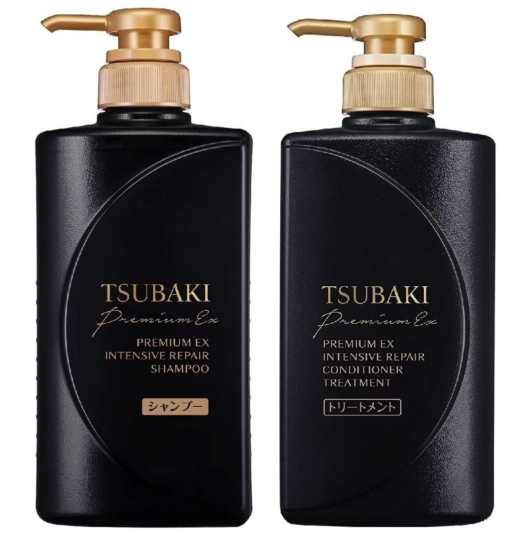 【澳門發貨】Shiseido資生堂 Tsubaki 思波綺山茶花極致離子修復洗護套裝（洗髮水490ml+護髮素490ml+金耀瞬護髮膜40g）
