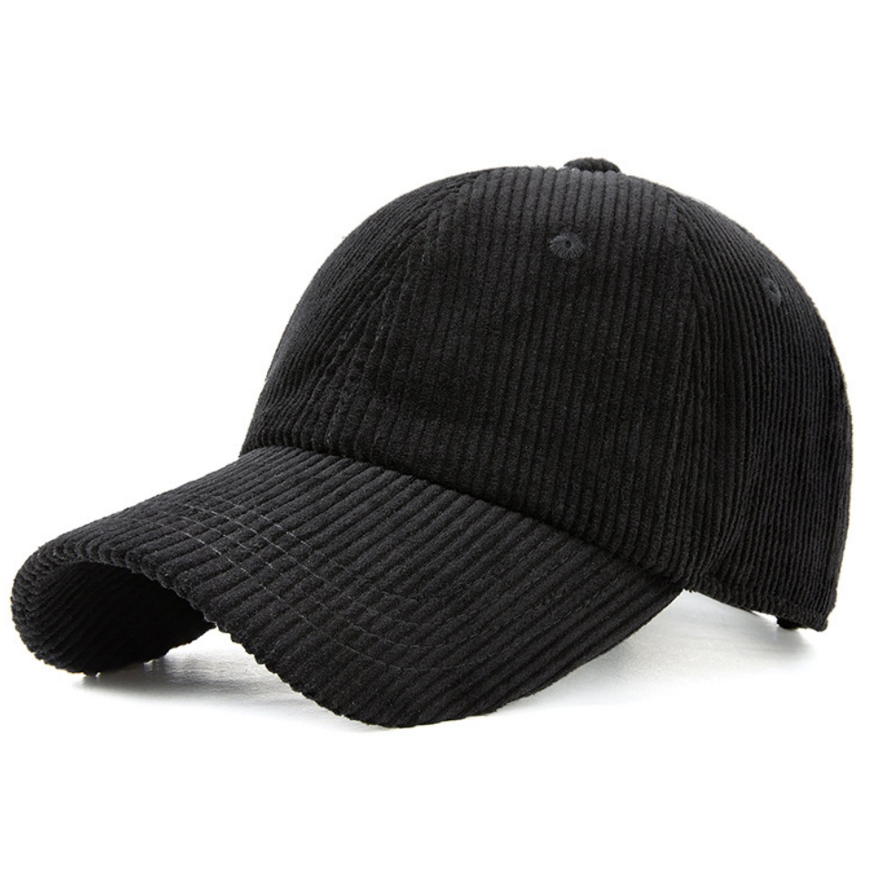 燈芯絨棒球帽春夏季新款韓國女士軟頂戶外帽子鴨舌帽