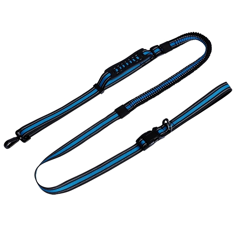 腰部牽引繩防爆沖遛狗繩可伸縮跑步繩多功能狗狗寵物牽引繩