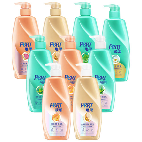 【澳門發貨】（原箱6支）PERT 飛柔經典洗髮露/潤髮乳750g