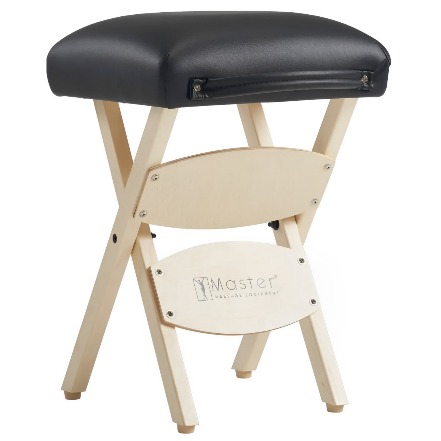 Master名騰木制折疊凳便捷收縮按摩美容技師椅修甲修腳實木椅子