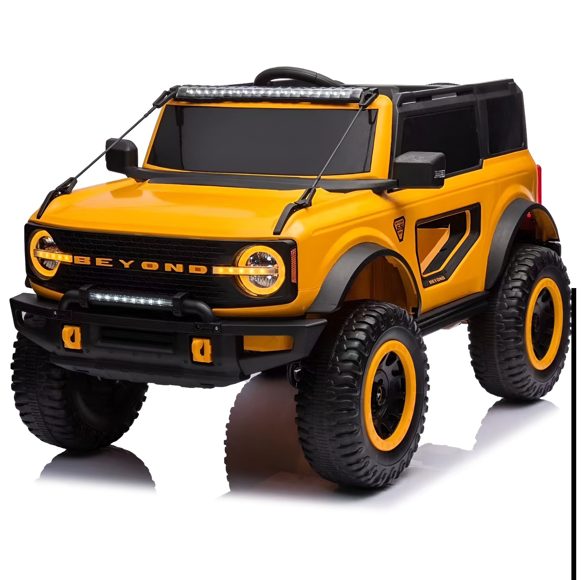 兒童電動車男女寶寶四輪遙控越野汽車可坐雙人大號小孩四驅玩具車