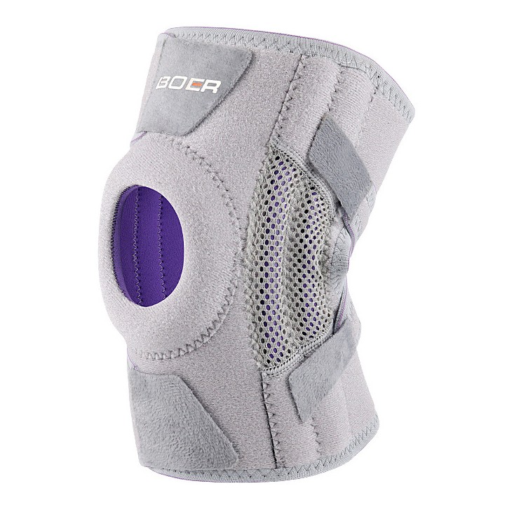 單只運動護膝男女登山籃球跑步健身支撐加壓護髕骨透氣護膝蓋