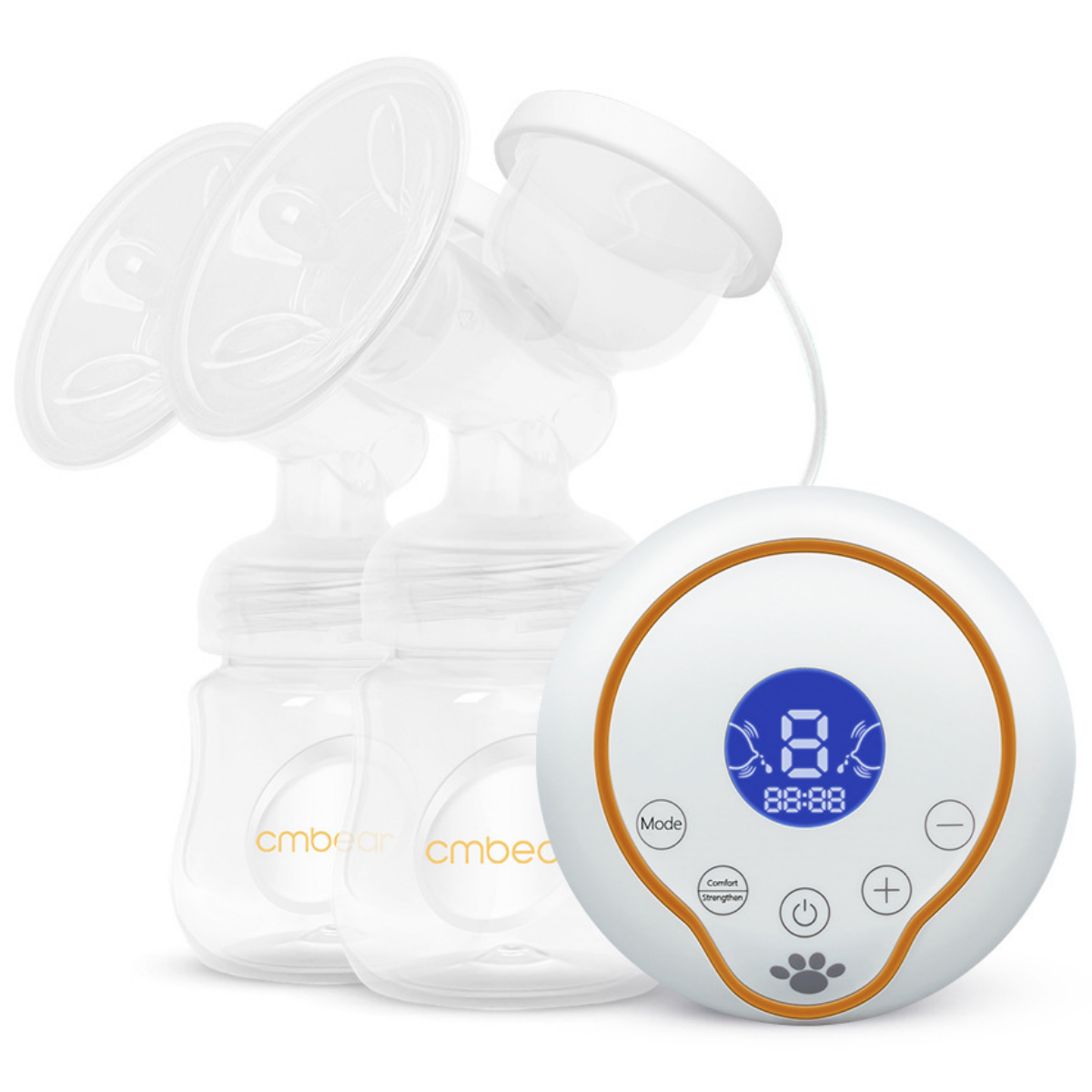 cmbear卡曼熊電動吸奶器母嬰用品按摩吸奶器智能靜音液晶顯示器吸乳器