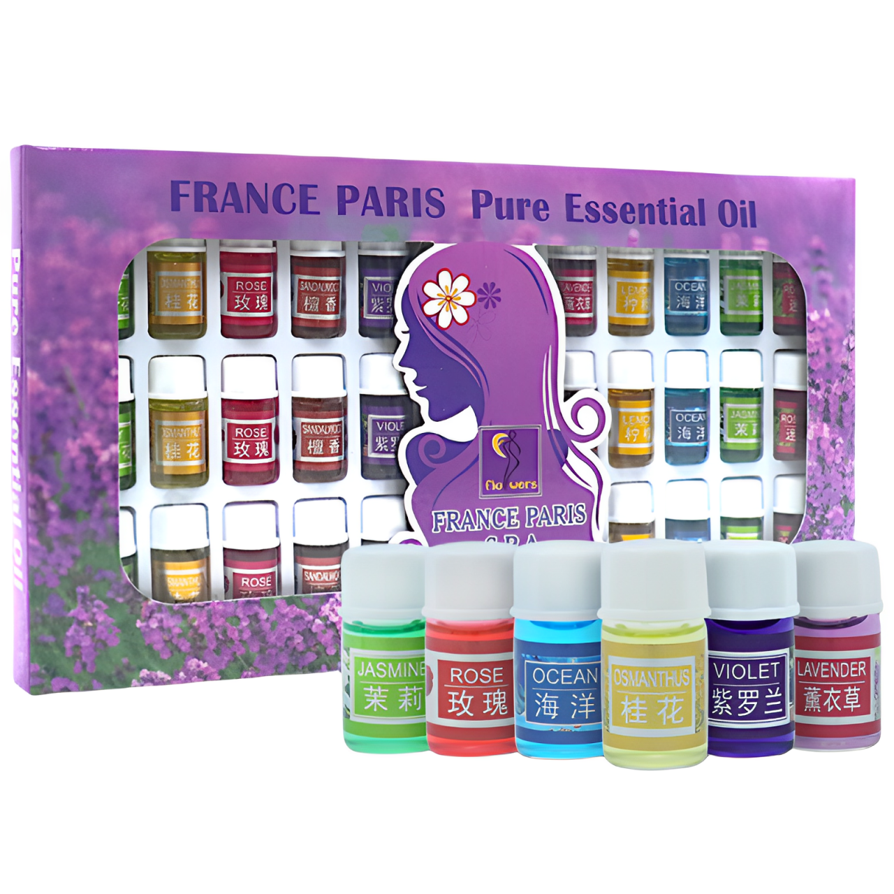 加濕器專用水溶性香薰精油套裝擴香石擴香機車載香水補充液