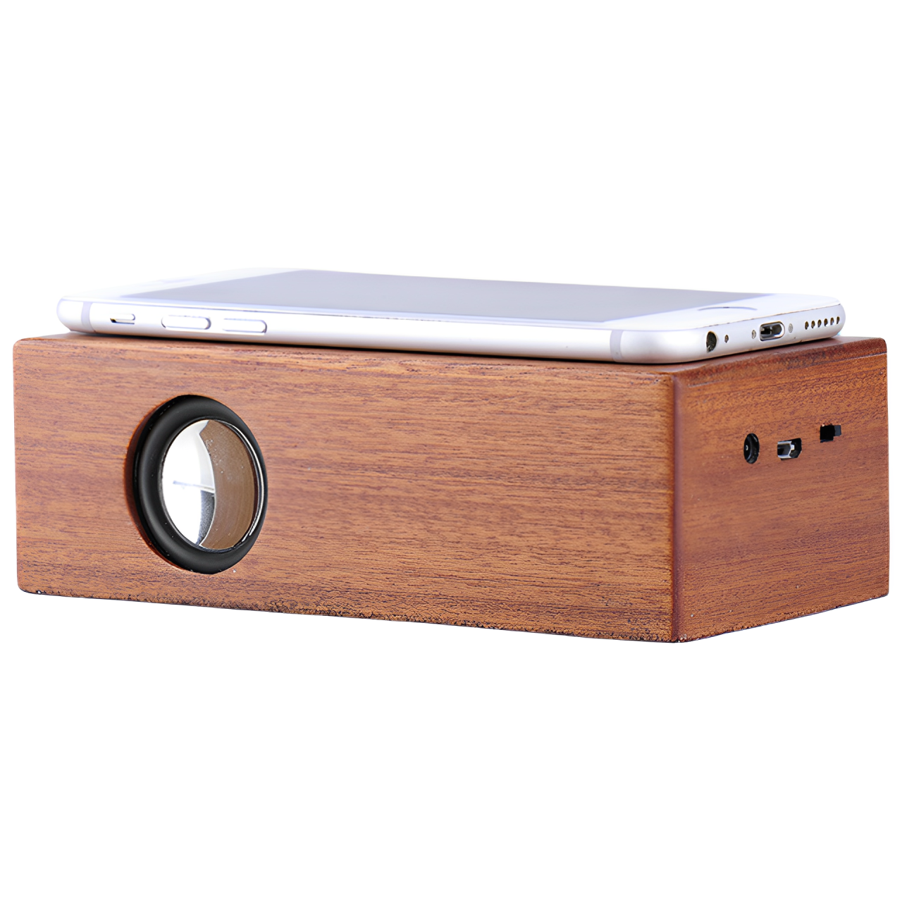 木質感應音箱無需藍牙黑科技感應手機小音箱無線低音炮小音響復古家用桌面電腦音響