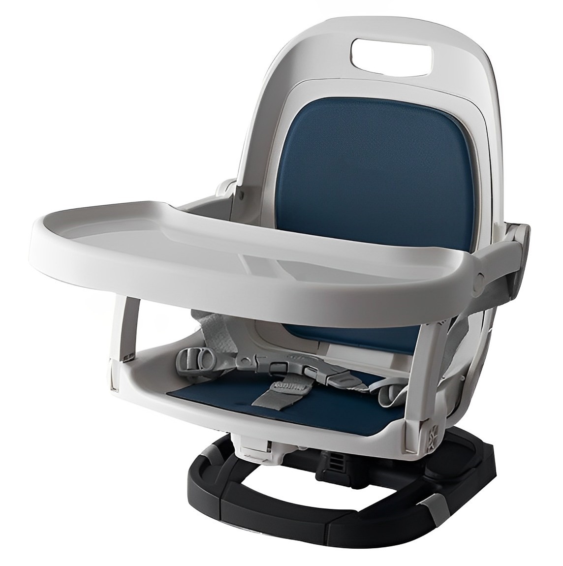 嬰兒高腳椅椅座可折疊嬰兒加高座椅帶可拆卸托盤可移動餐桌高椅可調節高度嬰兒椅旅行外出批發零售