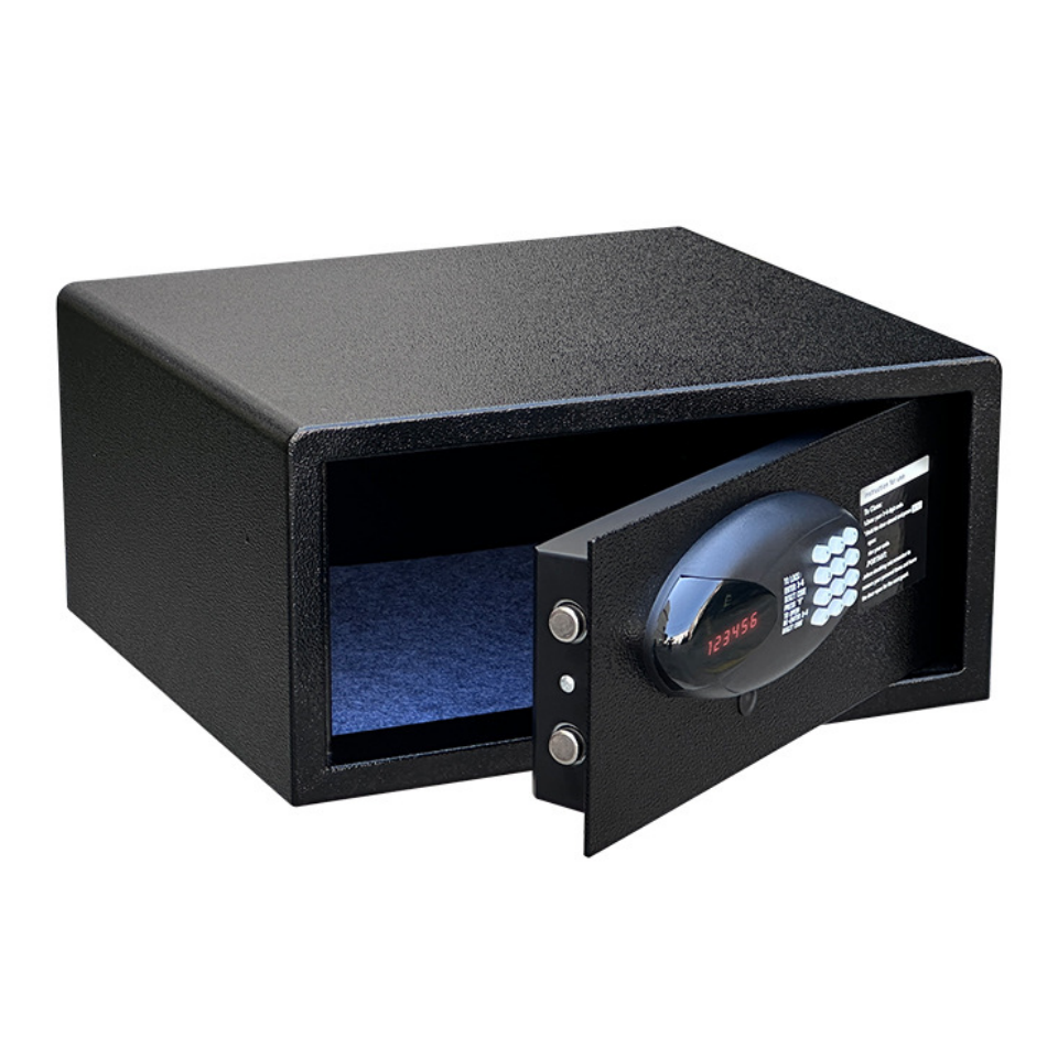 家用保險櫃小型電子密碼全鋼材隱形防盜櫃保管箱酒店客房保險箱夾萬