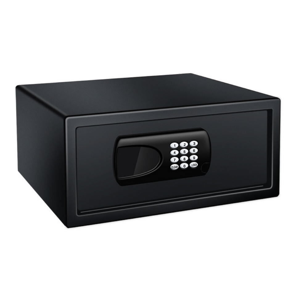 全鋼電子保險櫃貴重物品密碼安全保護箱防盜密碼箱家用小型夾萬保險箱