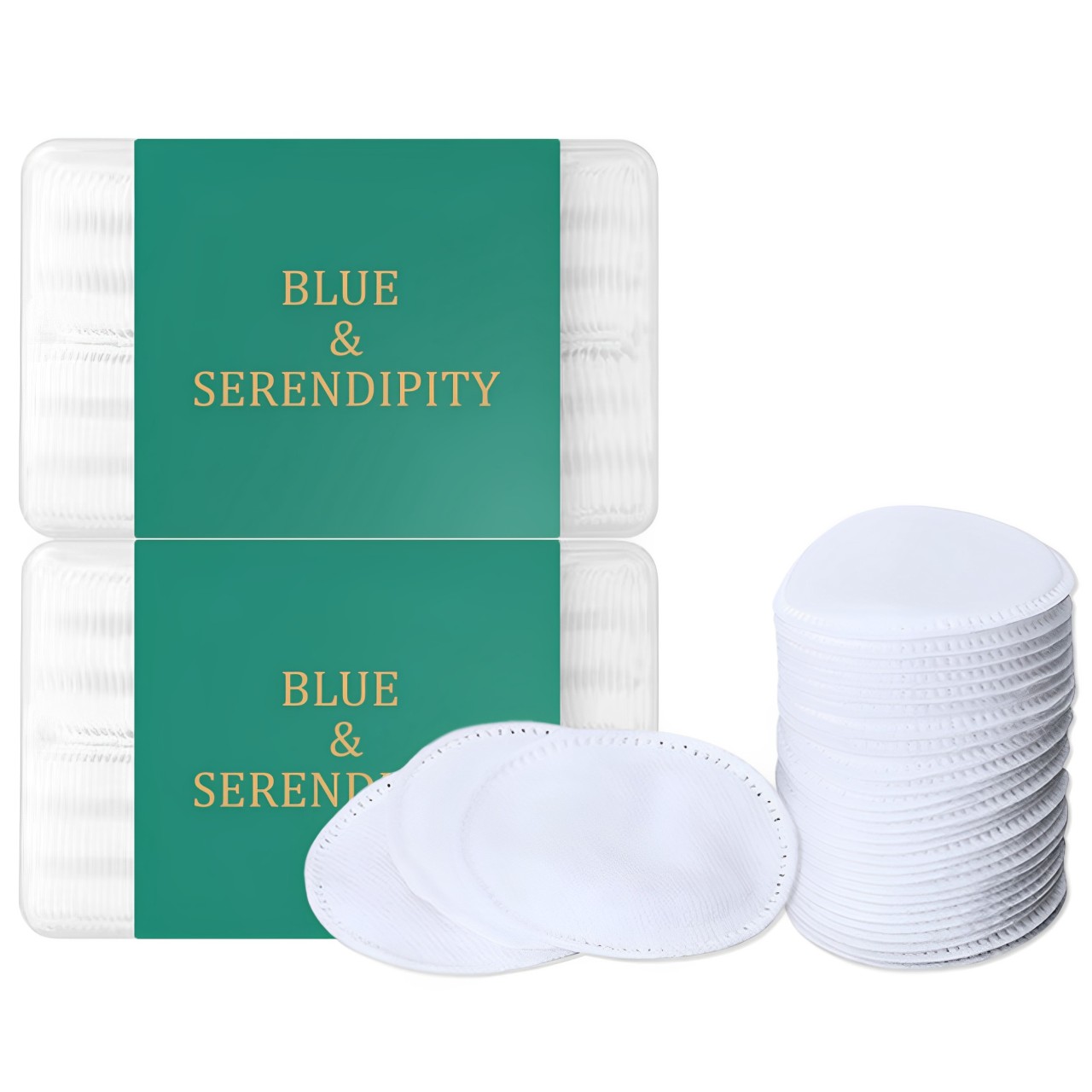 全棉圓形卸妝棉120片雙面雙效一次性美容美妝化妝棉