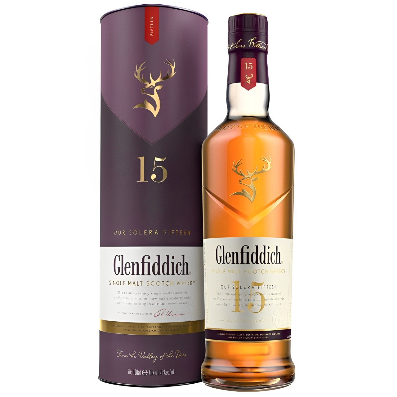 【澳門發貨】Glenfiddich 格蘭菲迪15年單一麥芽威士忌700ml