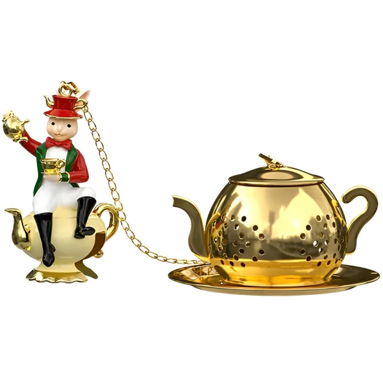 BLAN BUNNY 布蘭兔胡桃夾子茶濾耐高溫茶葉過濾器家用泡茶可愛擺件