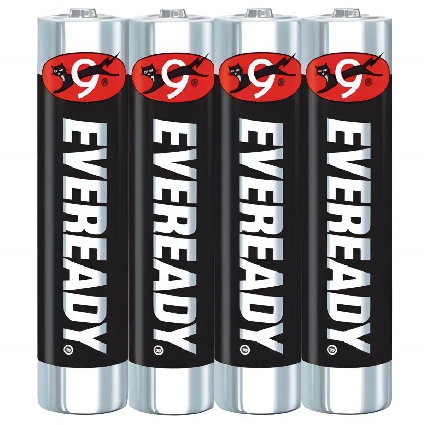 【澳門發貨】Everyday 永備碳性電池 黑貓AAA/3A 4個裝碳鋅電池
