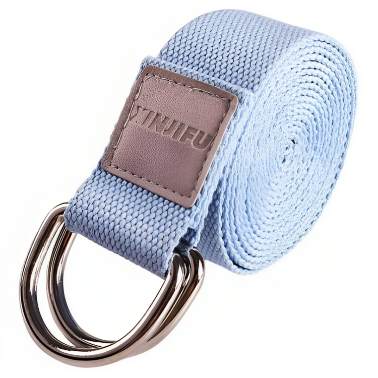 瑜伽輔助伸展帶拉筋帶改善駝背瑜珈繩子拉力帶男女初學者拉伸帶經典不鏽鋼鋼環加寬抗拉牢固耐用