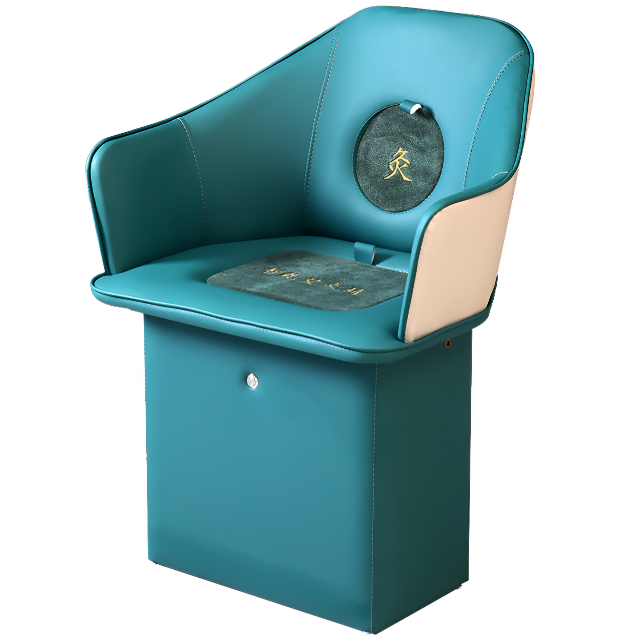 全智能無煙明火艾灸椅實木大靠背艾灸沙發椅子艾灸座椅坐灸儀艾煙淨化儀器無煙艾灸凳子家用帶靠背坐