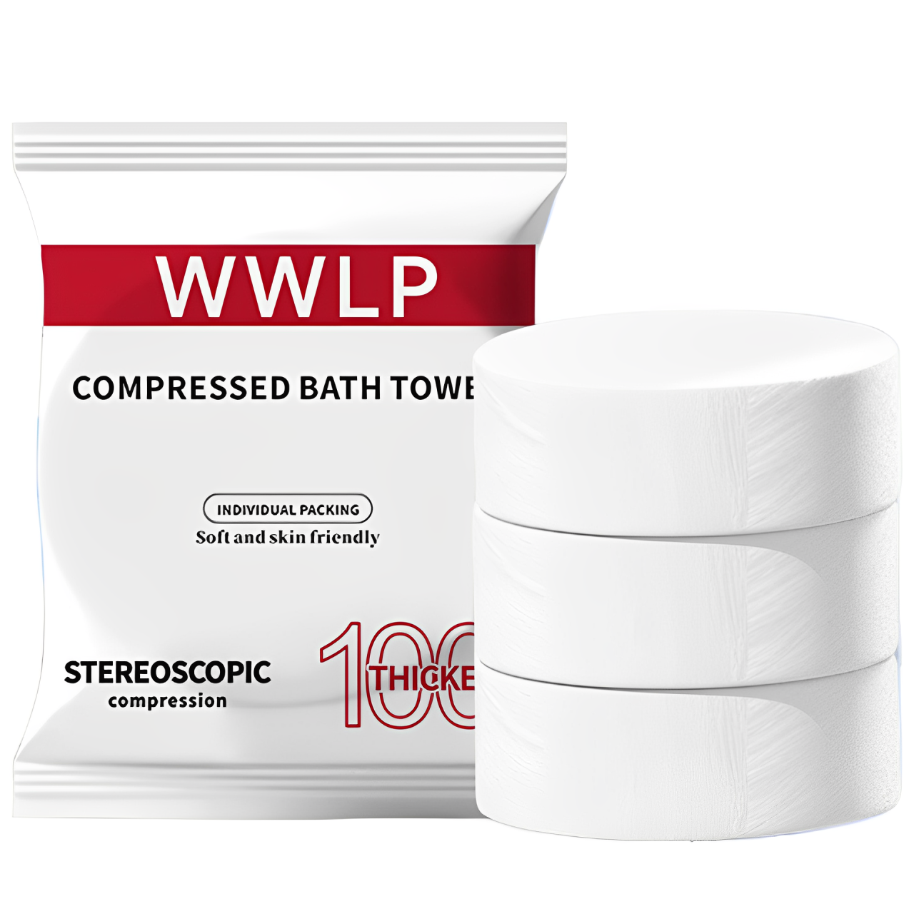 壓縮浴巾/洗面巾獨立包裝綿柔親膚材加厚版壓縮浴巾旅行出差酒店用一次性毛巾