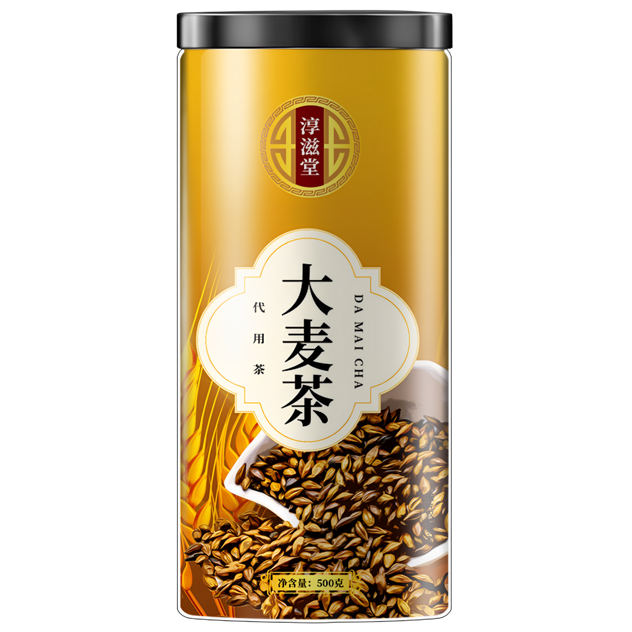 淳滋堂大麥茶500g大麥茶炒大麥袋裝五穀大麥茶原味代用茶養生茶