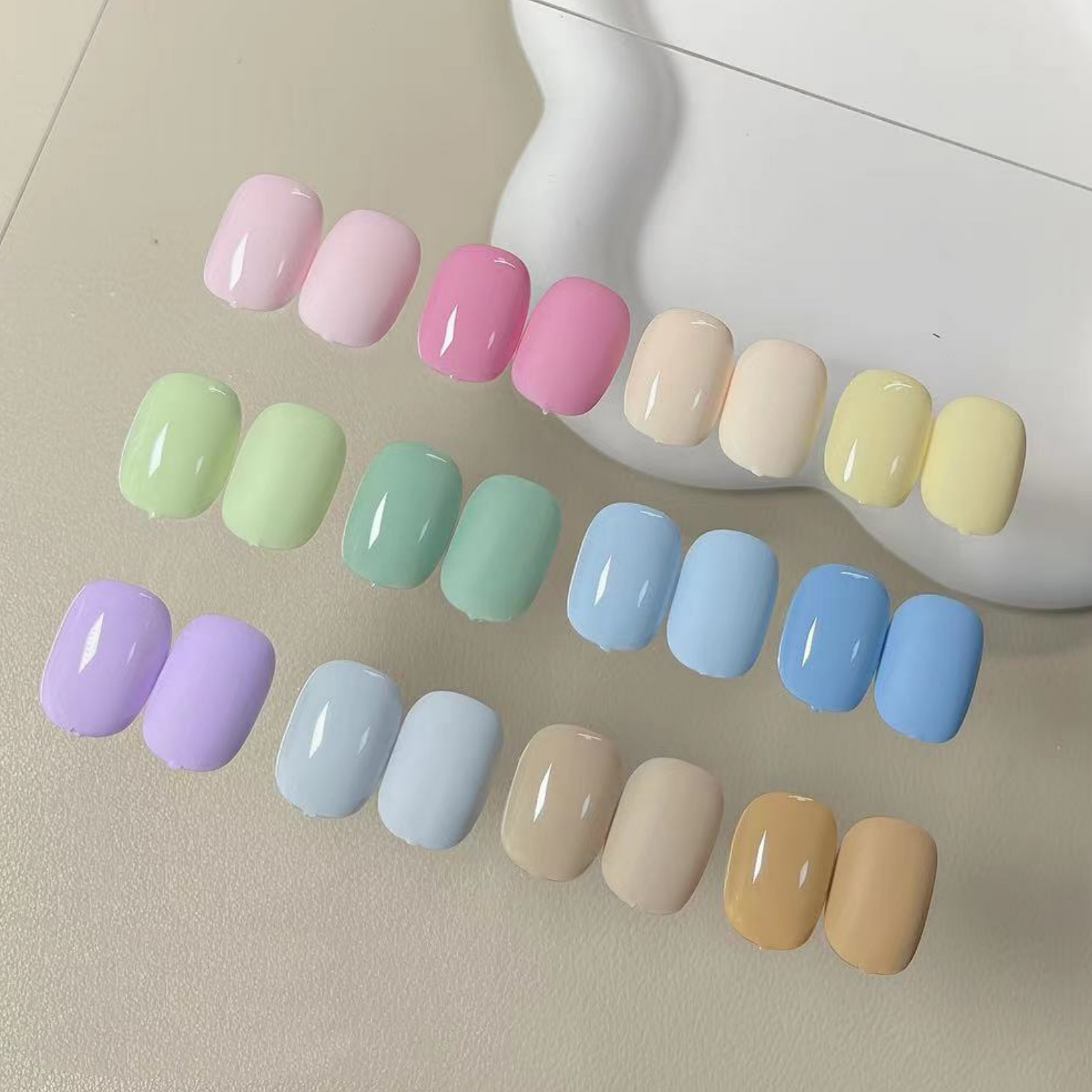 小穎美甲海島甜心甲油膠15ml馬卡龍色甲油膠12色