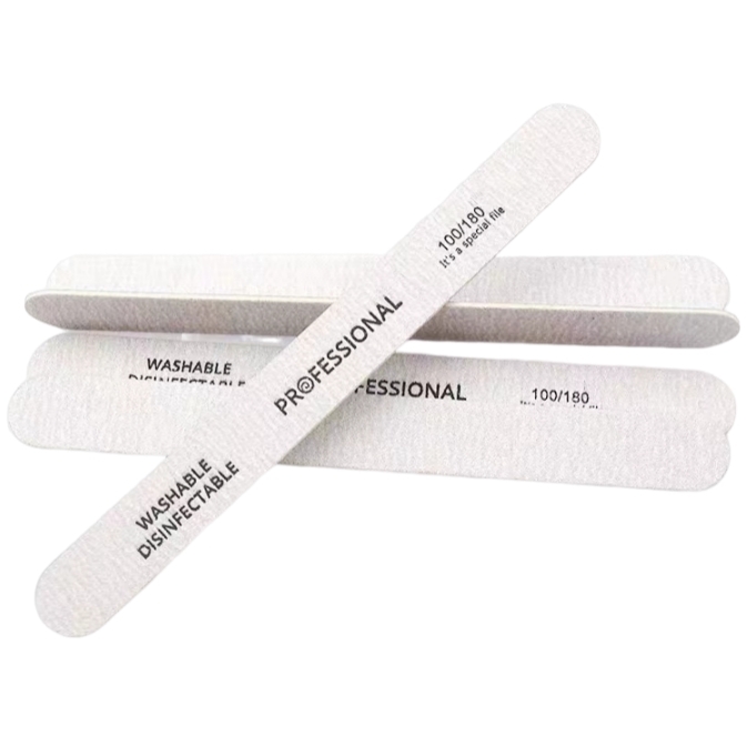 [熱銷] 美甲銼條美甲木片挫防水薄搓條高品質可真甲打磨銼新手熟練美甲師均可使用指甲銼