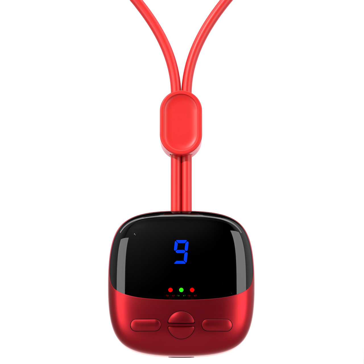 掛脖頸椎按摩器智能恒溫脈衝按摩護頸儀吊墜肩頸液晶頸部按摩儀