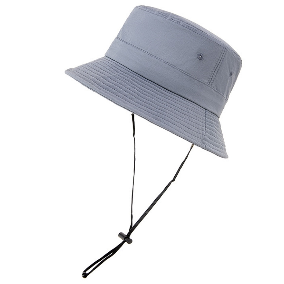 防潑水漁夫帽春夏新品防曬遮陽漁夫帽防紫外線防潑水釣魚帽男女同款盆帽