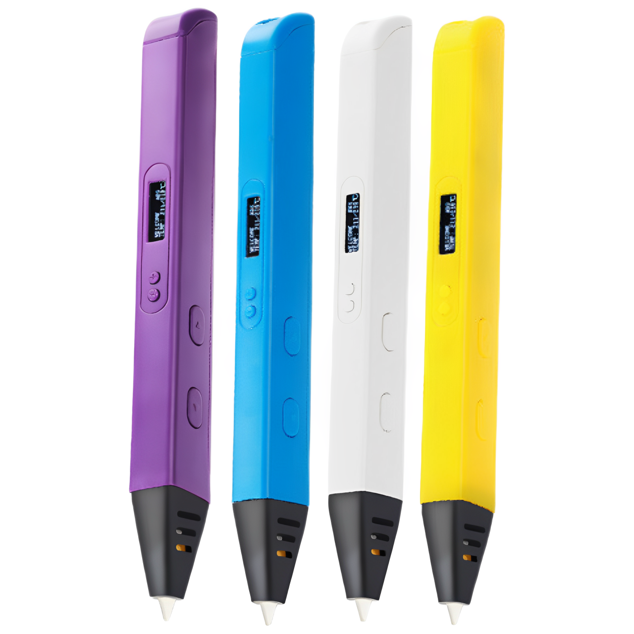 3D打印筆專業級立體塗鴉筆網紅款3d列印筆兼容PLA/ABS可調節溫度速度OLED顯示屏