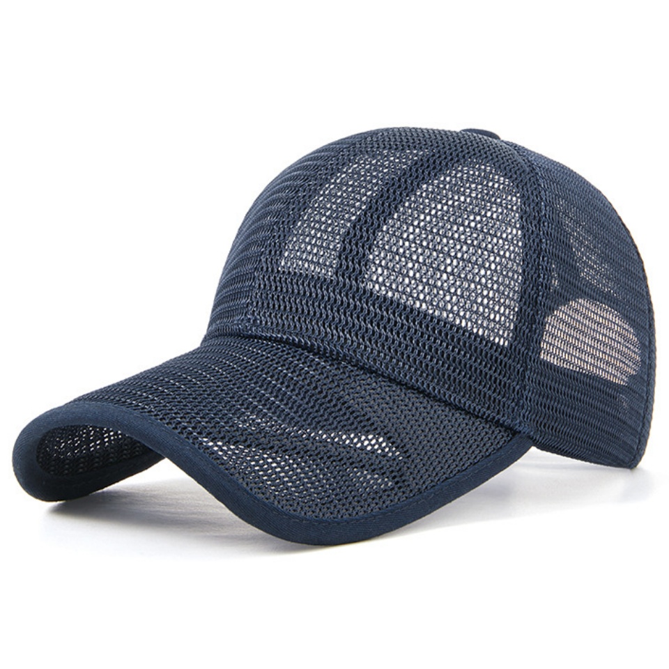 透氣全網棒球帽高品質春夏加大加深頭圍太陽帽透氣網眼棒球帽男女士鴨舌防曬帽子