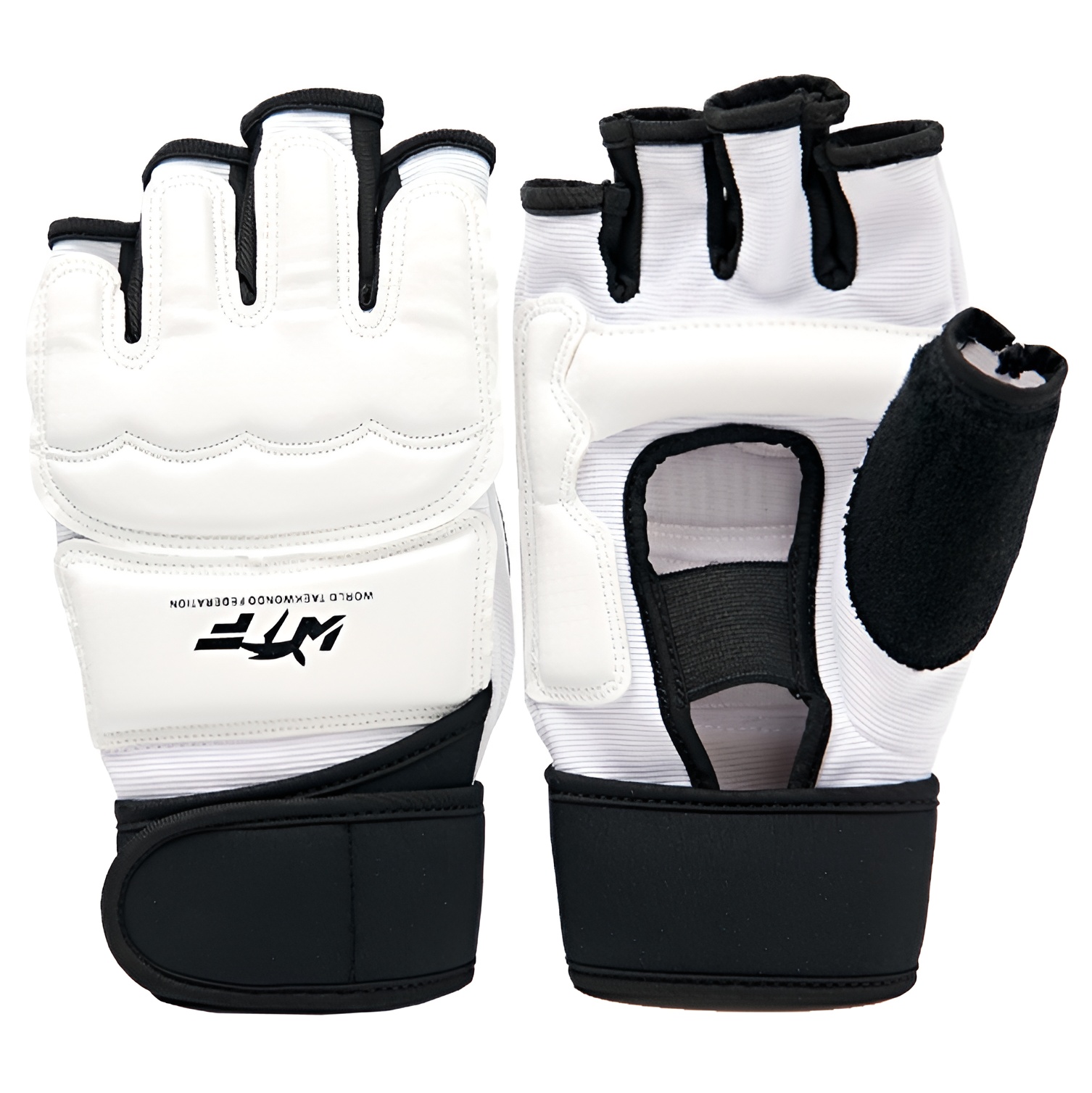 運動競技護手套跆拳道護手成人兒童專業訓練跆拳道手套跆拳道護具拳擊格鬥半指手套舒適護腕透氣排汗