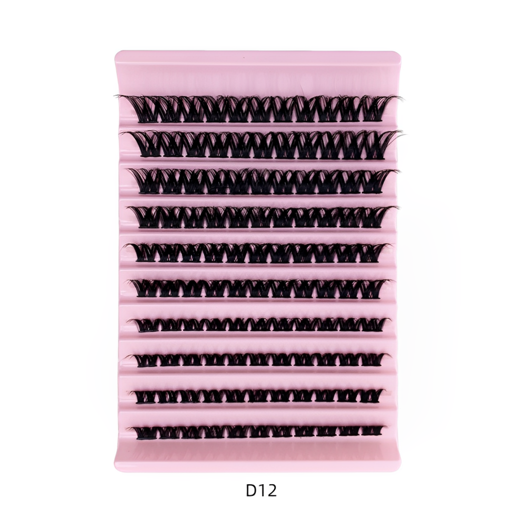 分段式假睫毛套裝帶鑷子膠水濃密卷翹自然分段式睫毛
