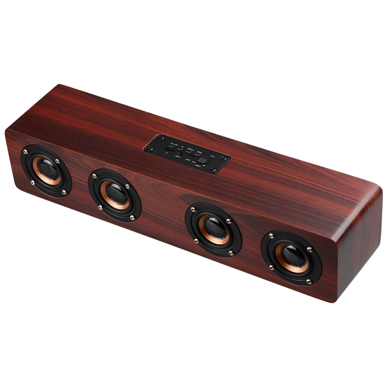 無線藍牙木質音箱大功率桌面音響復古木質家庭影院回音壁低音炮