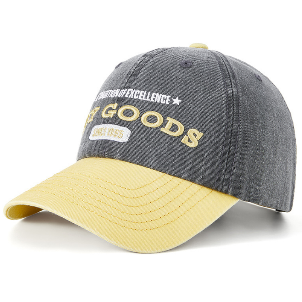 復古字母棒球帽街頭復古水洗鴨舌帽2024春夏新款男女情侶遮陽時尚韓版字母刺繡帽