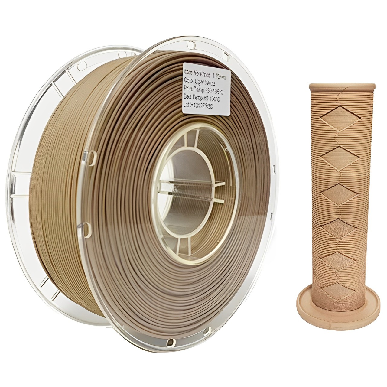 3D打印木質耗材3d印表機材料列印燈絲線材PLA仿木材料