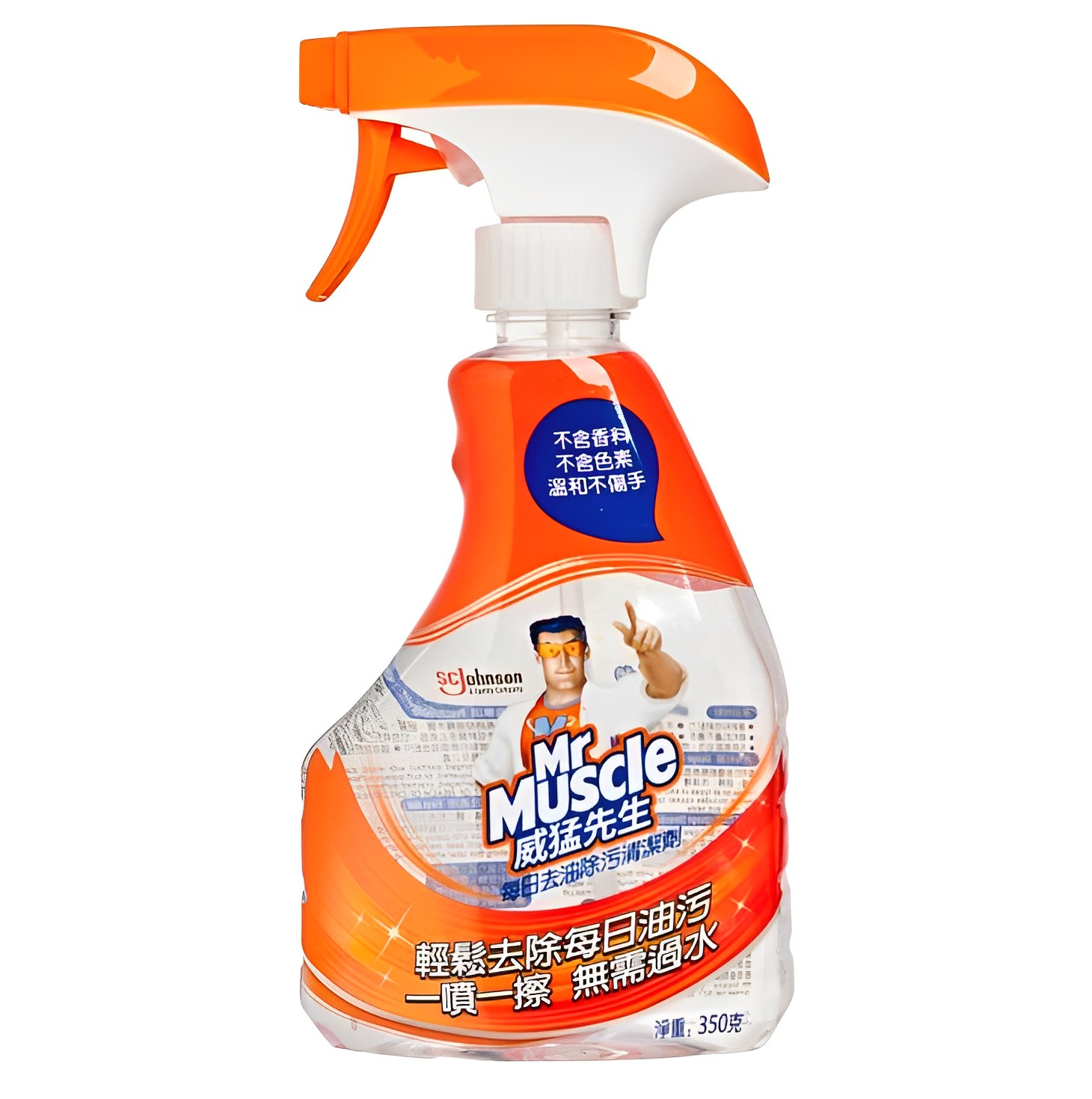 【澳門發貨】Mr Muscle威猛先生日常廚房表面清潔劑350g家用廚房表面去油污去漬除垢煤氣爐工作檯瓷磚洗滌槽焗爐餐桌溫和不傷手