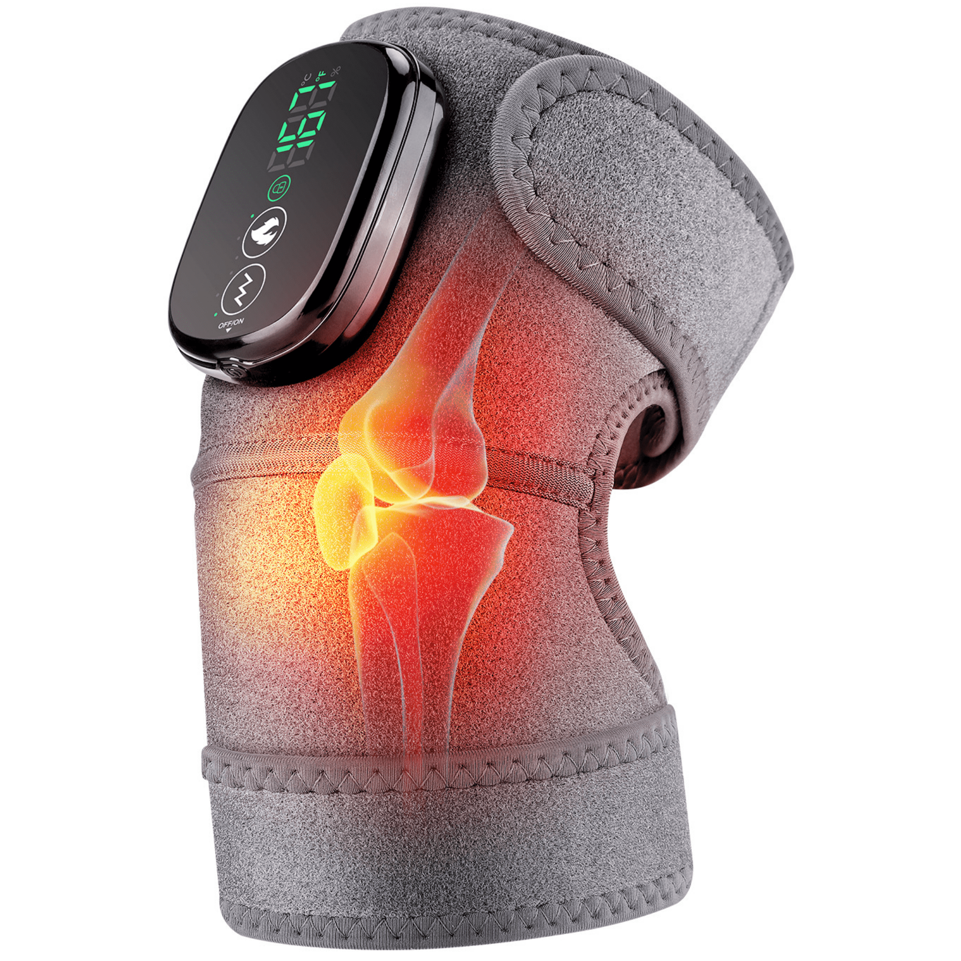 加熱按摩護膝護肩膝蓋無線發熱智能紅外線理療儀