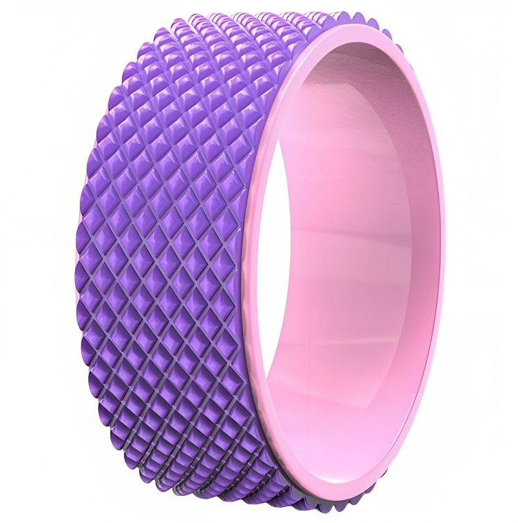 浮點按摩瑜伽輪升級款3D立體滾筒初學者開背普拉提後彎神器