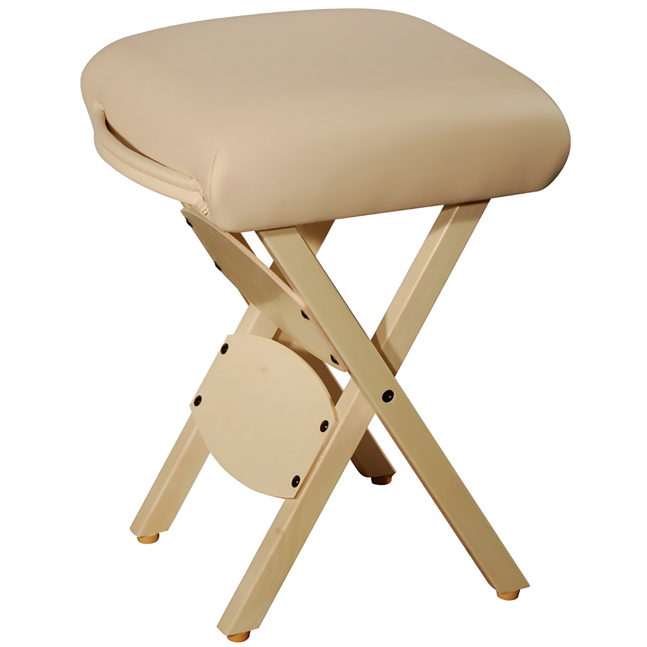 Master名騰木制折疊凳便捷收縮按摩美容技師椅修甲修腳實木椅子
