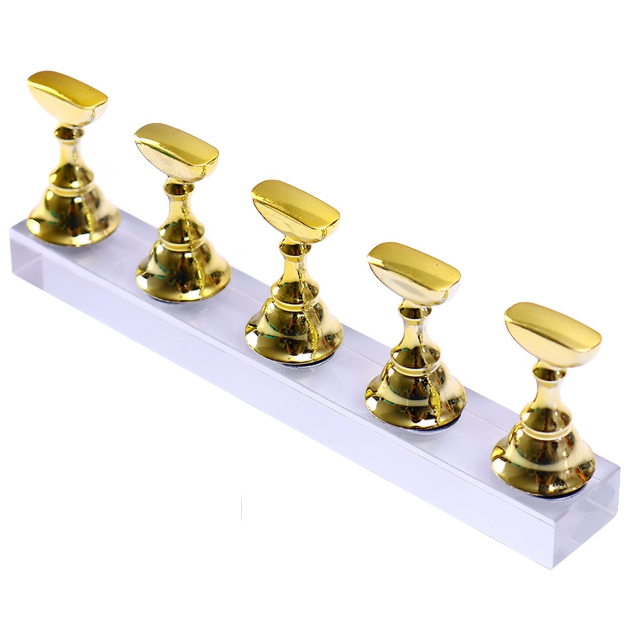 美甲托美甲日系棋盤甲片托展示壓克力底座練習架展示板