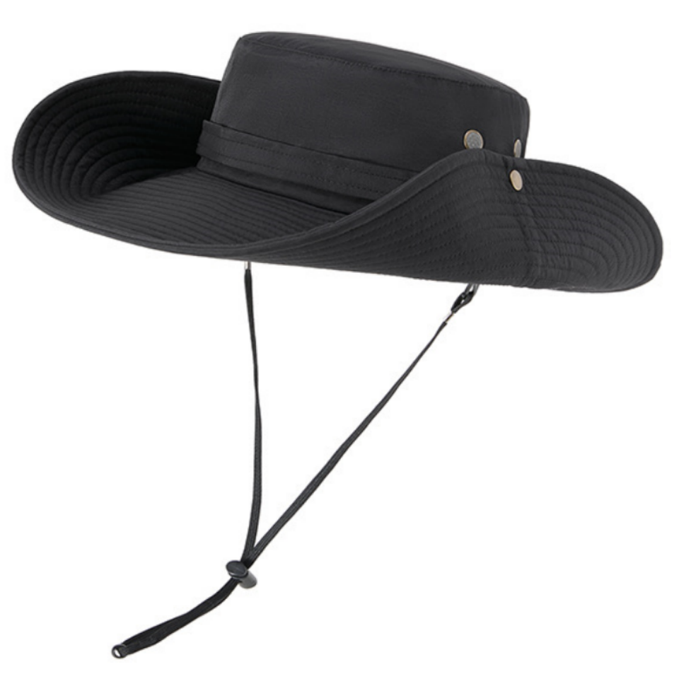 加寬防潑水漁夫帽新款漁夫帽春秋季時尚百搭潮流遮陽防曬太陽盆帽