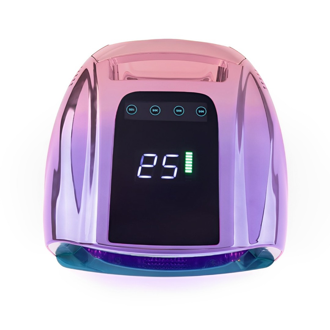 充電款美甲燈美甲店專用指甲光療燈智能感應甲油膠烤燈速乾烘乾機