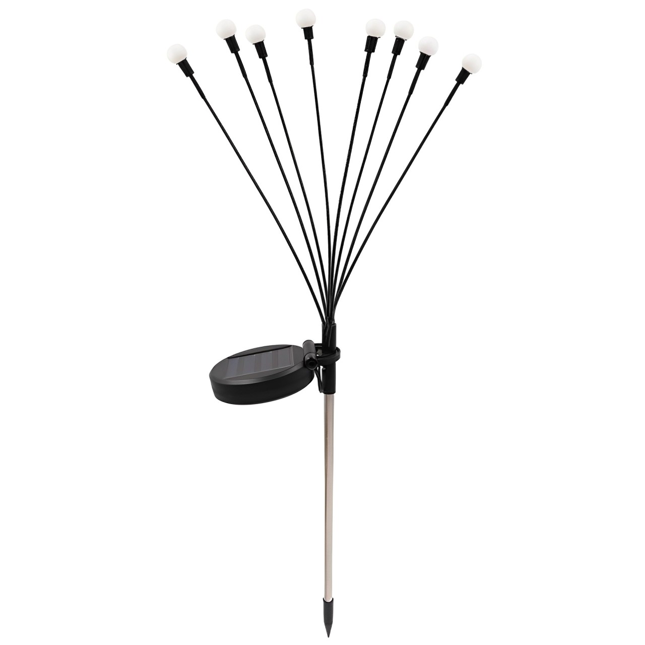 LED太陽能螢火蟲燈草坪風動螢火蟲串燈戶外庭院花園插地燈防水露營燈