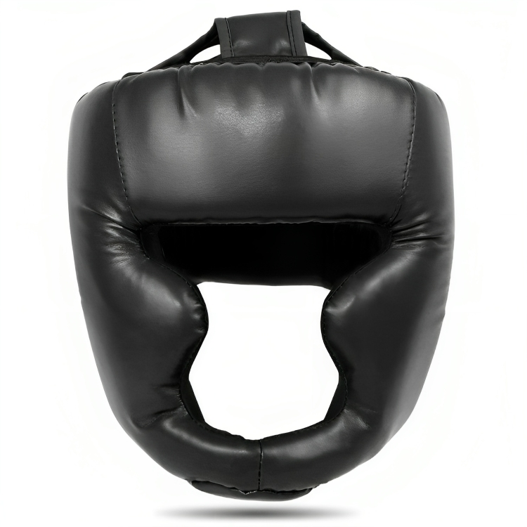 拳擊護頭頭盔散打成人兒童小孩護臉搏擊跆拳道護具頭套自由調節舒適透氣面料海綿內膽