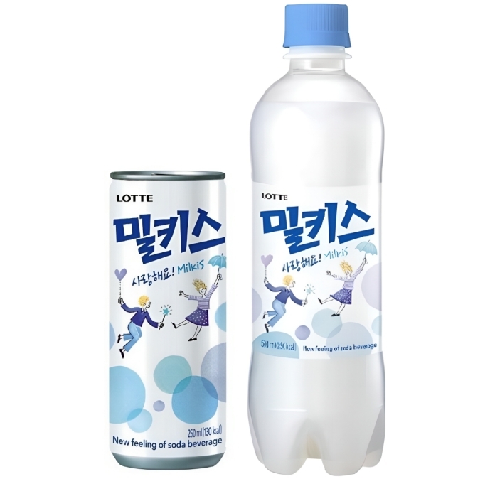 【澳門發貨】（原箱30罐/20瓶）LOTTE 樂天忌廉溝鮮奶罐裝250ml/瓶裝500ml優格風味碳酸飲