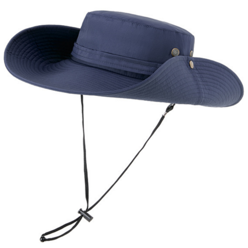 加寬防潑水漁夫帽新款漁夫帽春秋季時尚百搭潮流遮陽防曬太陽盆帽