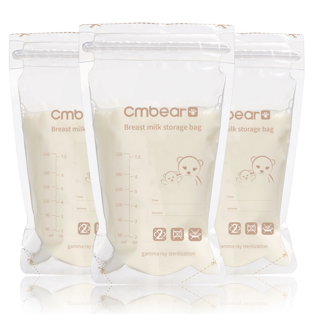 cmbear卡曼熊母乳保鮮袋30片裝母嬰用品嬰兒母乳儲奶袋