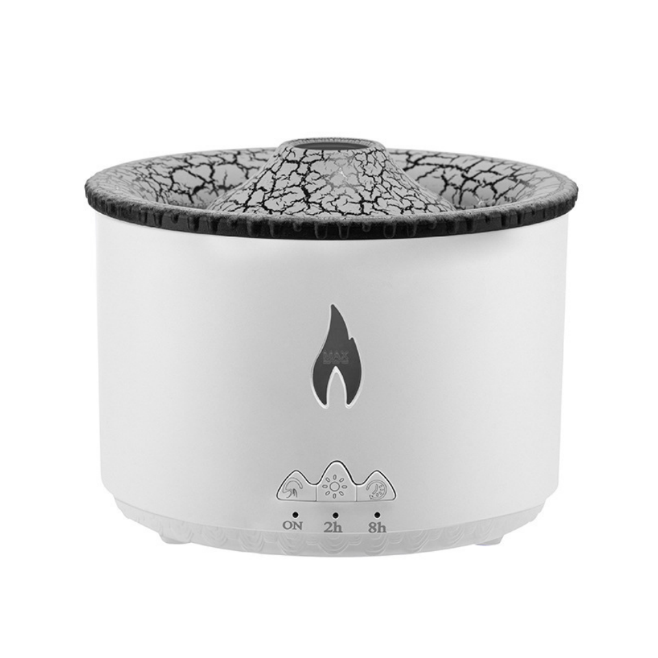 火山香薰加濕器火焰加濕器空氣擴香機超聲波精油大霧氣加濕機