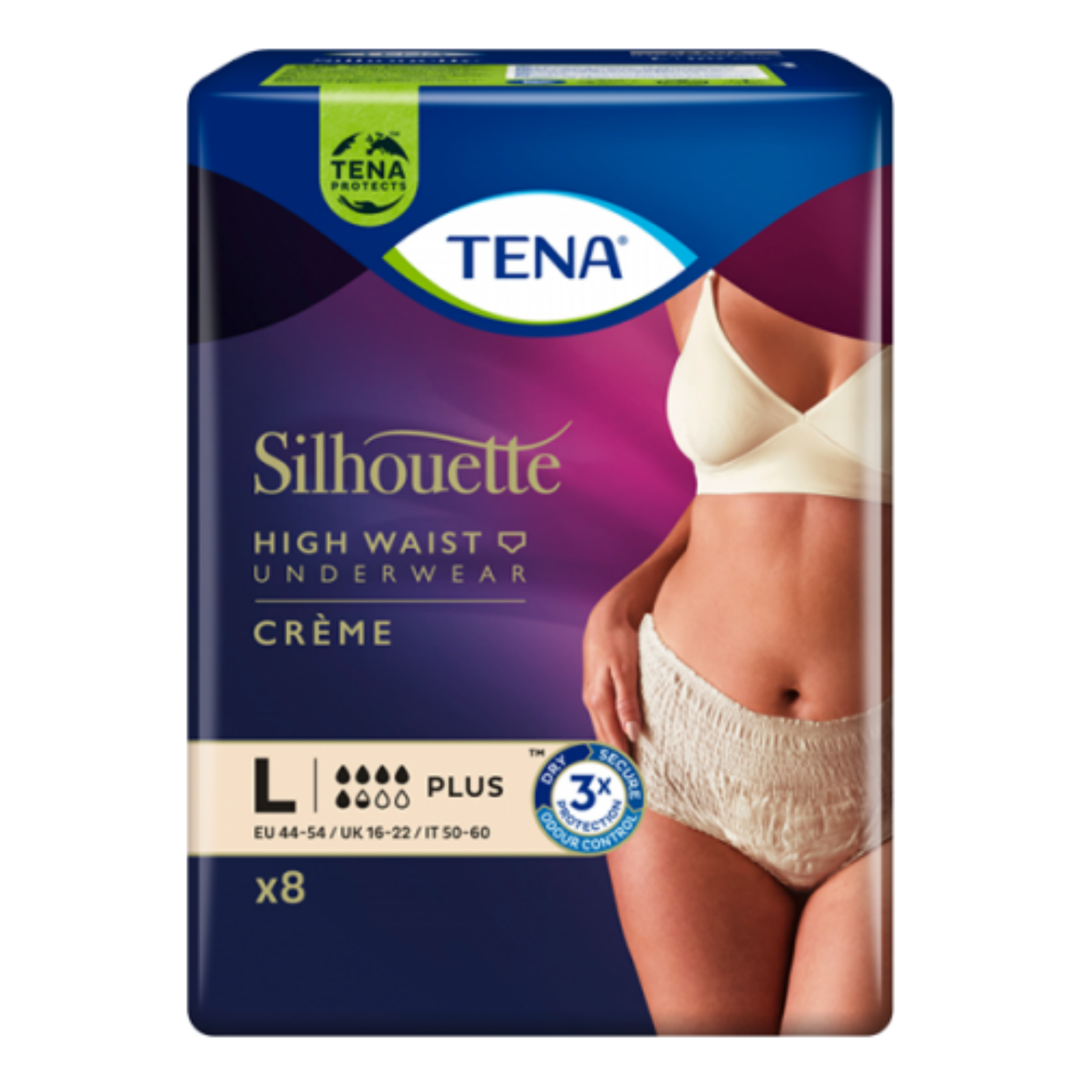 【澳門發貨】（原箱4包）TENA 添寧 貼身活力褲 女士專用 大碼 8片