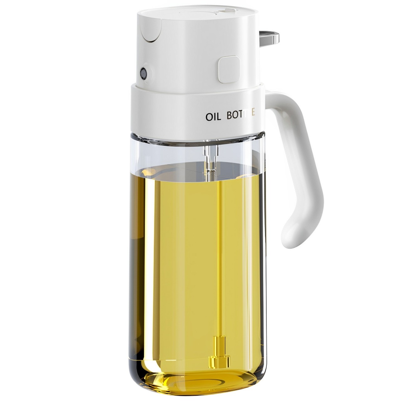 倒噴兩用油壺廚房家用噴油壺自動開合噴倒兩用油壺玻璃油瓶霧化噴油壺