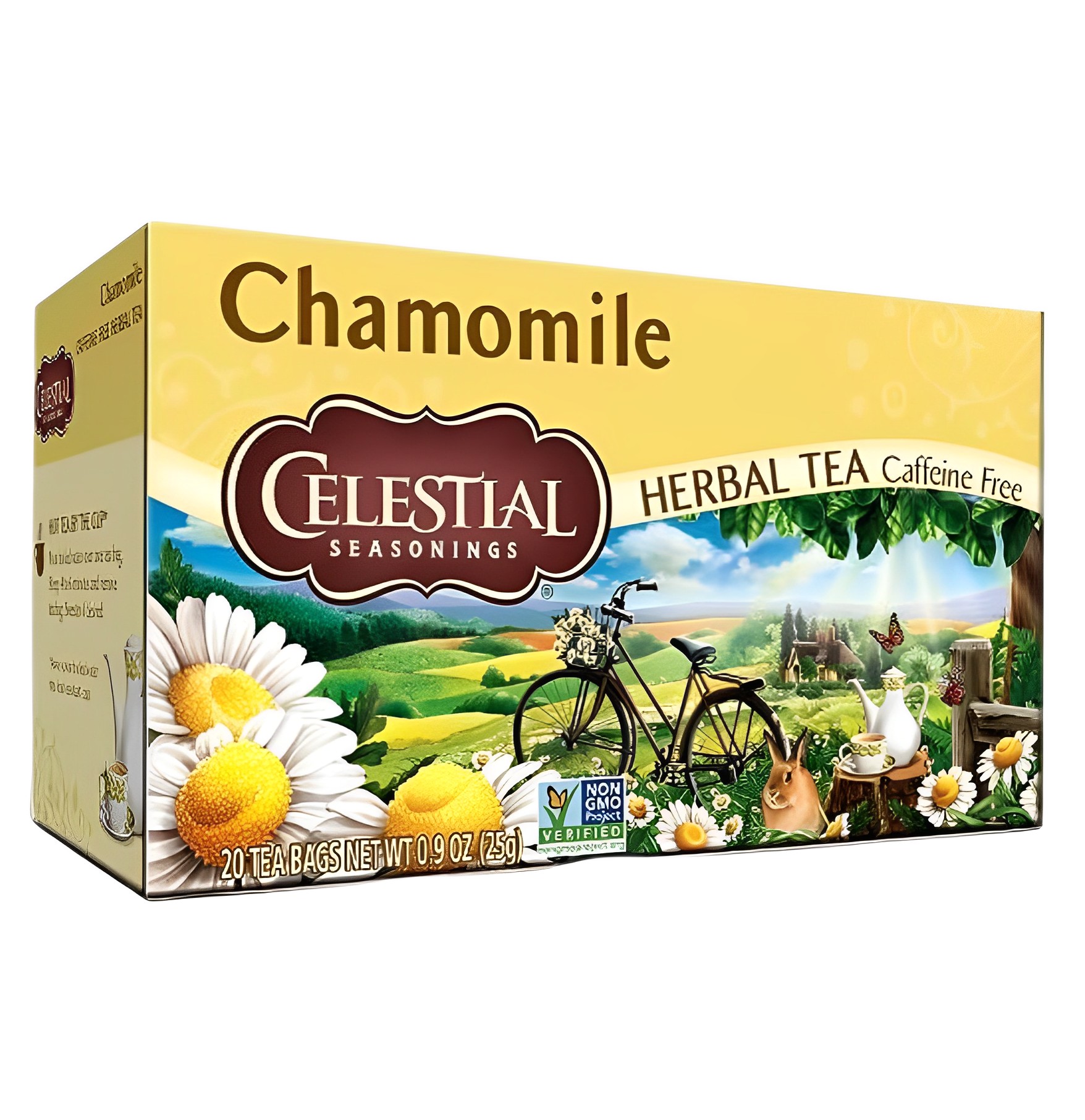 【澳門發貨】（原箱6盒） Celestial詩尚草本天然花香洋甘菊花草茶20袋裝美國有機茶包不含咖啡萃取天然草本茶冲泡飲料茶